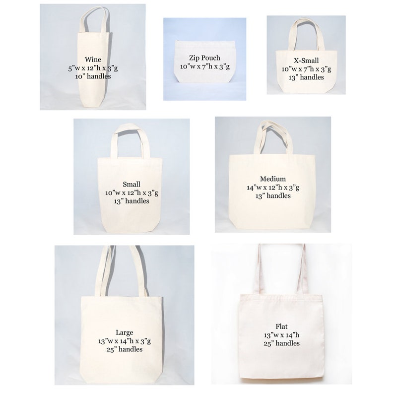 Hotel Welcome Totes Set of 6 Hilton Head South Carolina Wedding Welcome Bags Bridesmaid Gifts