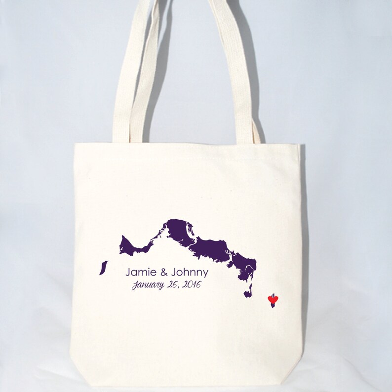Set Of 6 Turks And Caicos Wedding Welcome Bags Hotel Welcome Etsy