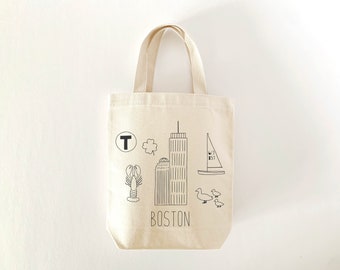 Boston Wedding Welcome Tote Bags (More Options), Hotel Welcome Bags, Boston Wedding Gift Bags, Wedding Totes for Guests, Boston Swag Bags