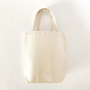 Small Canvas Tote Bag Blanks: 10oz Cotton, USA Made