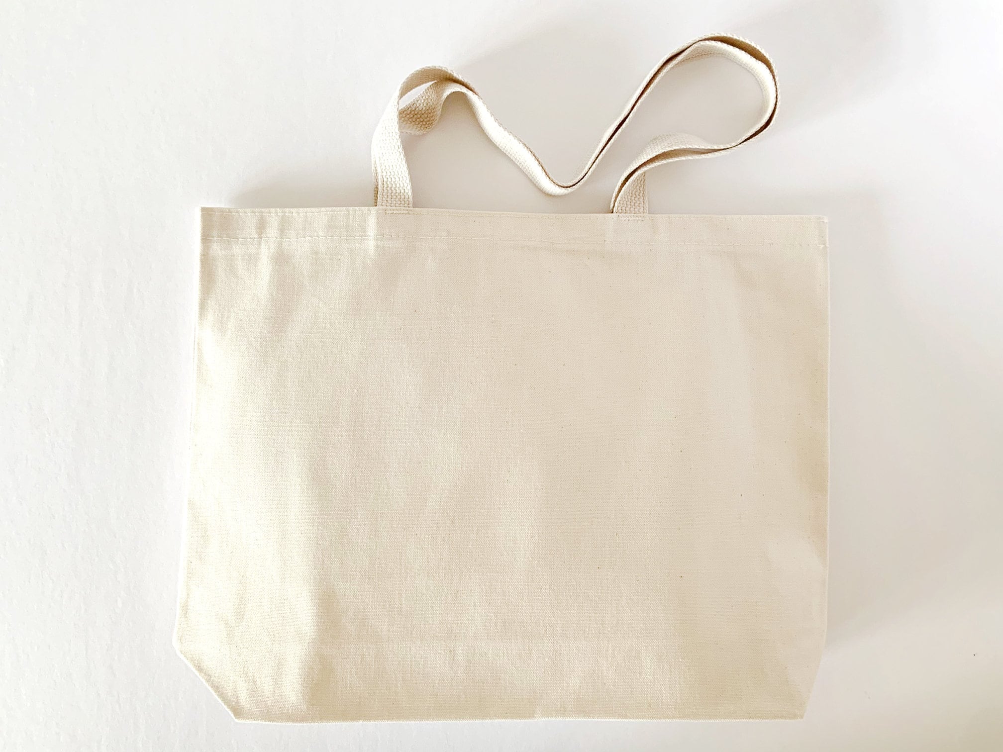 Canvas Tote Bag - Black- Blank for HTV or Embroidery