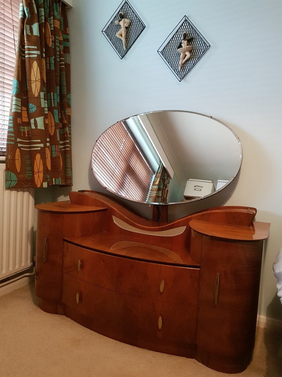 Wonderful Bedroom Set 1950s Walnut