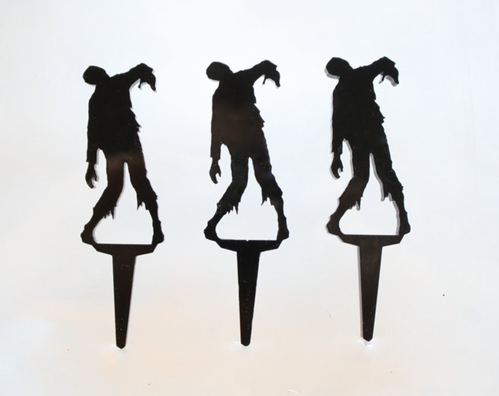 12 Zombie Cupcake Toppers acrylic Etsy