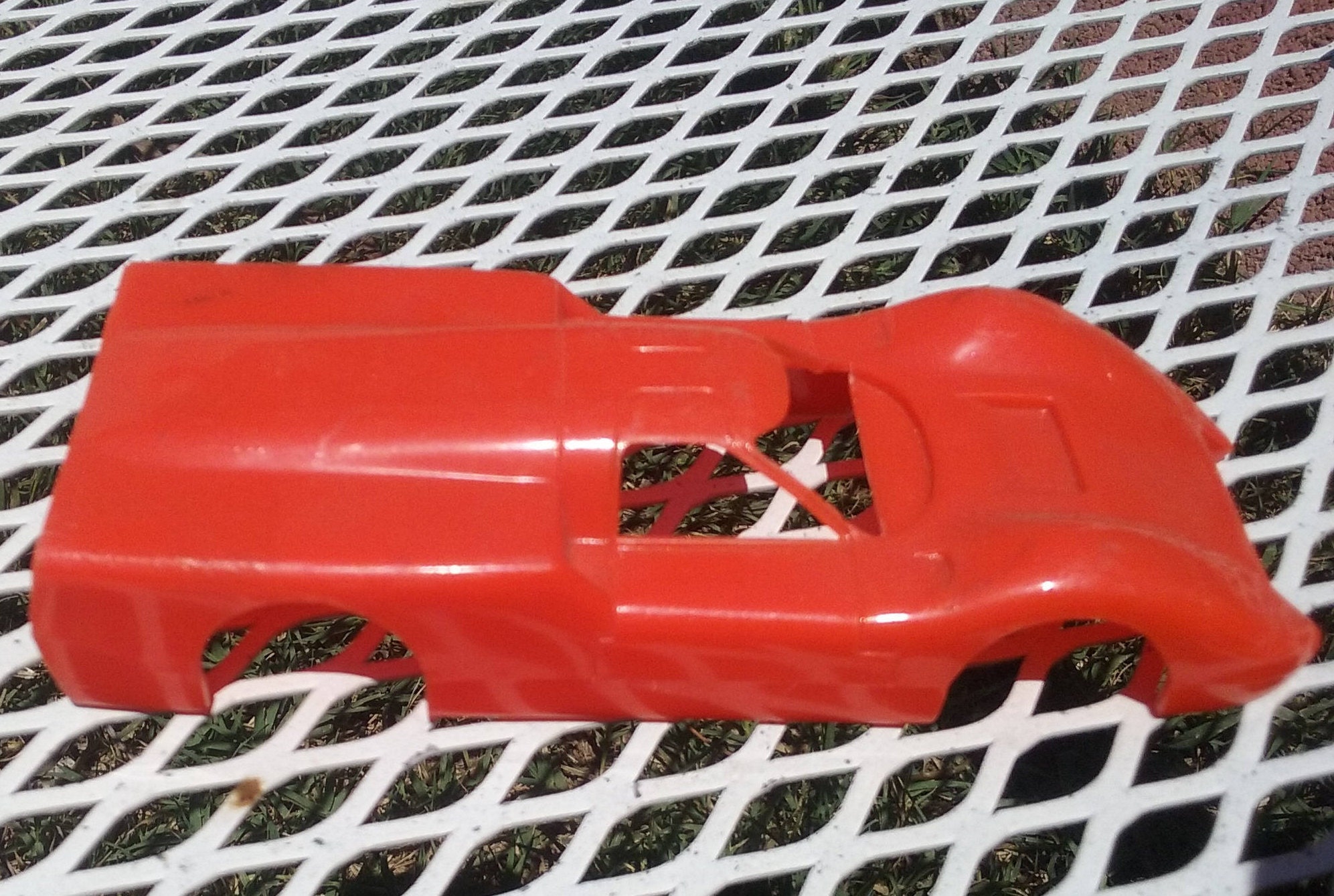 Slot Car by Eldon vintage mid size 1960s era orange body Etsy
