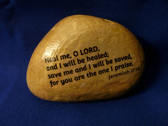 Jeremiah 17 14 Heal Me O Lord And I Will Be Healed Healing Etsy
