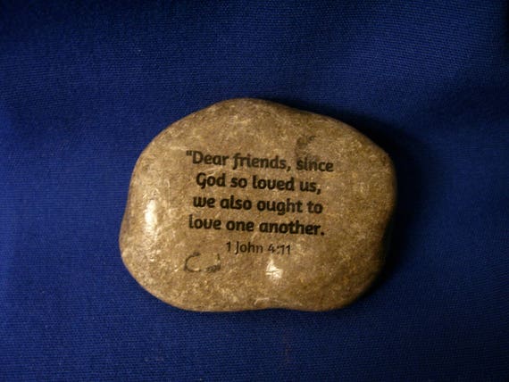 1 John 4 11 Dear Friends Since God So Loved Us Scripture Etsy