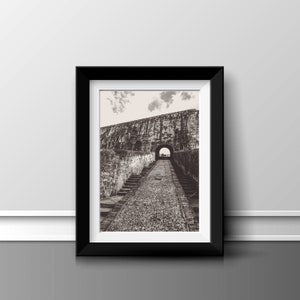 Puerto Rico Wall Art, El Morro, Old San Juan, Black and White Photography, Home Décor, Fine Art Print, Photo Gift Idea