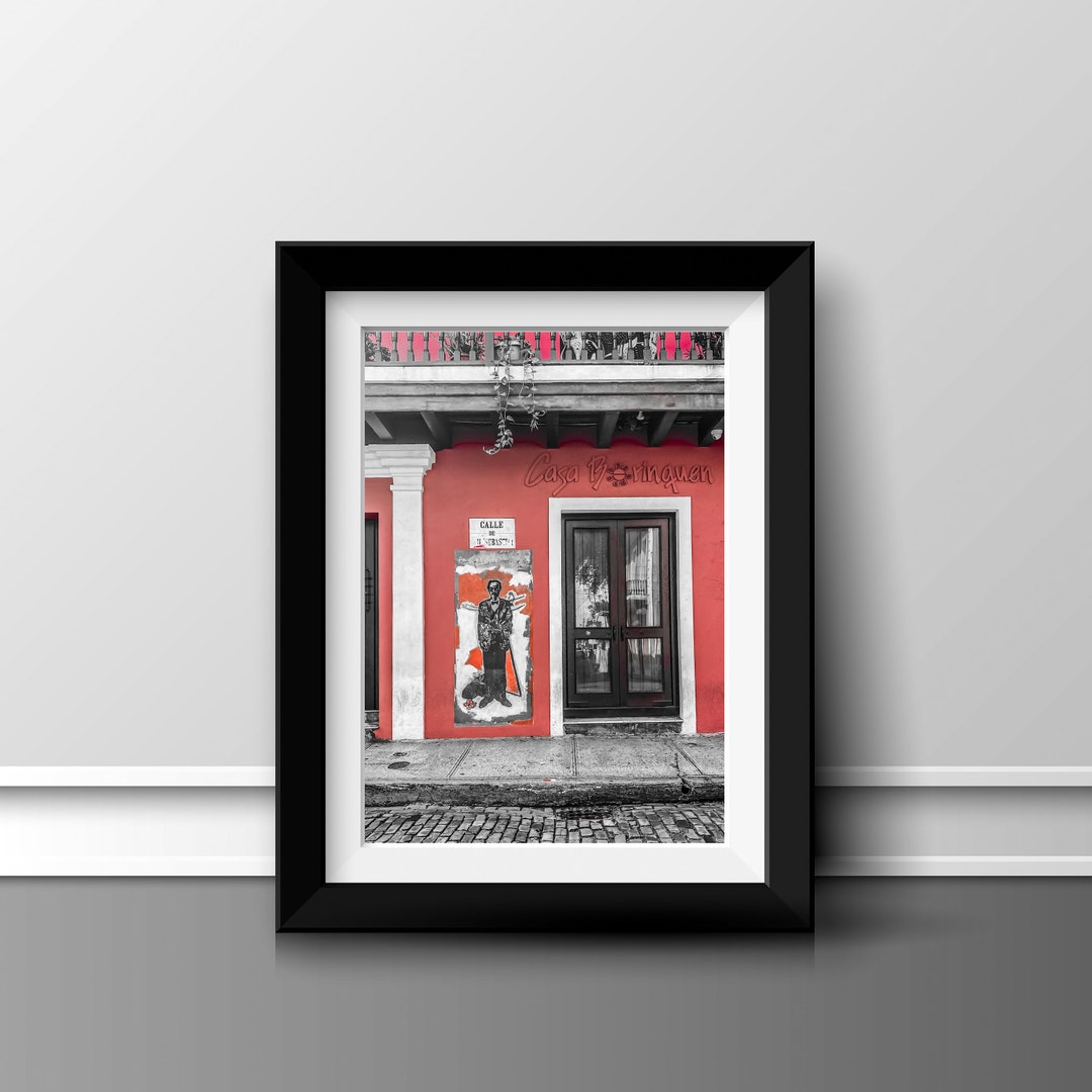 Puerto Rico Wall Art, Old San Juan Wall Art, Calle San Sebastian