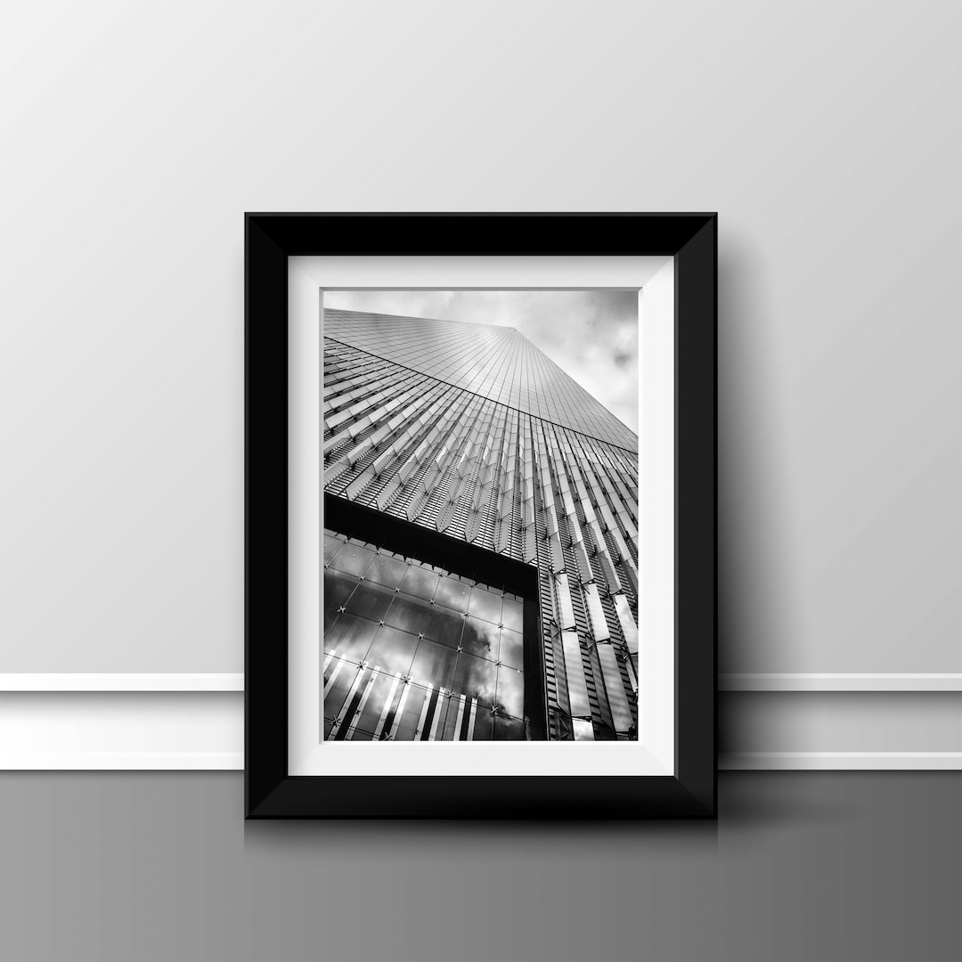 New York City Wall Art, Freedom Tower, Fine Art Prints, Wall Print, Wall Decor, Black and White