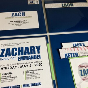 Elegant Bar Mitzvah Invitations