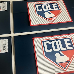 Baseball Bar Mitzvah Invitation