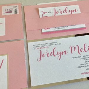 Elegant Bat Mitzvah Invitation