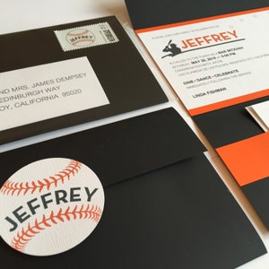 Baseball Bar Mitzvah Invitations