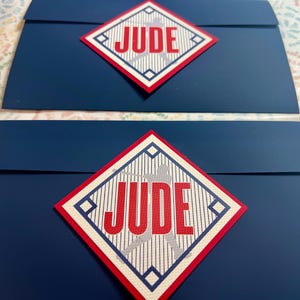 Elegant Baseball Bar Mitzvah Invitation