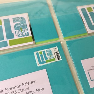 Modern Bat Mitzvah Invitation