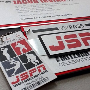 Sports Bar Mitzvah Invitation