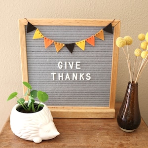 Guirlande de Thanksgiving : mini-guirlandes en feutre