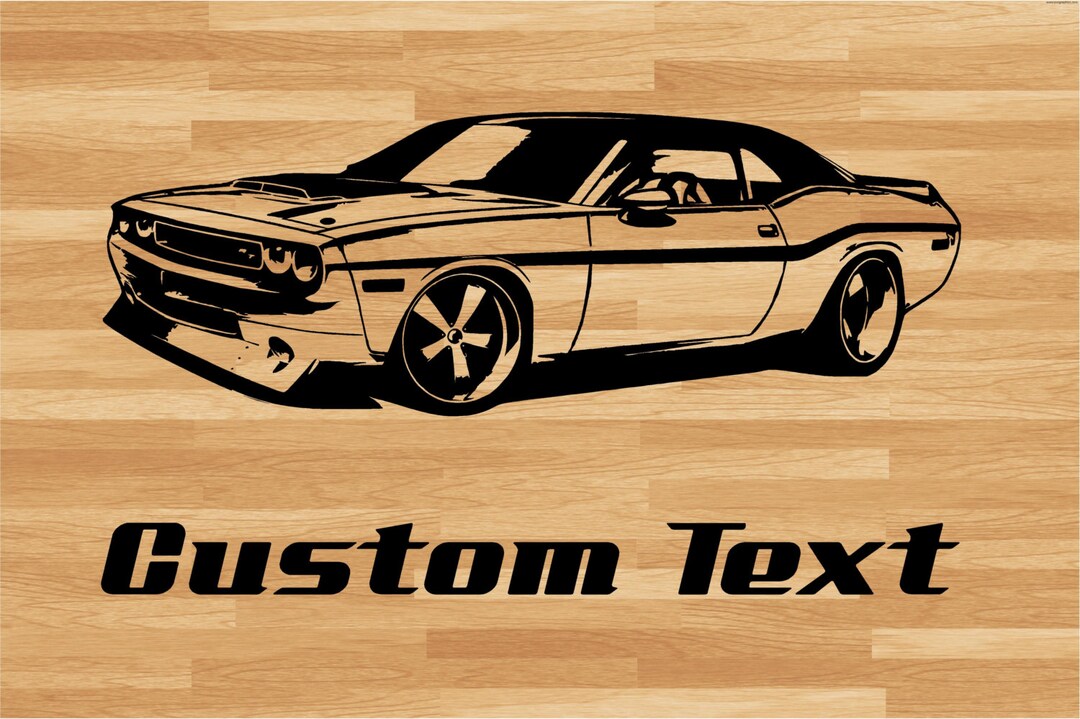 Street Racing Car Wall Decal, Muscle Car Decals, Muscle Car Sticker ...