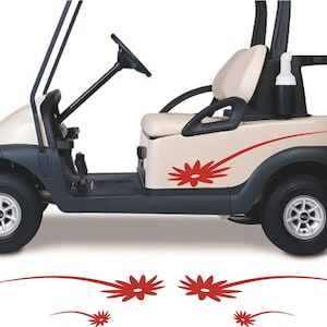 Golf Cart Decals - Side by Side - Golfer Gifts- Go Kart Auto Truck ATV Stickers Accessories GC74