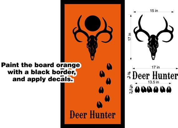 Deer Buck Hunting cornhole Boards-stickers Decals-bean Bag