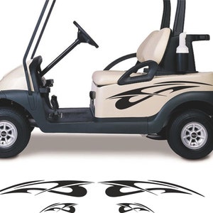 Golf Cart Decals  GC83   Golfer Golfing Stickers Auto Truck Racing Graphics