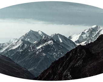 Dark Mountain Range RV Decal - Laminated Vinyl Graphic for Camper Travel Trailer Motorhome | StickerChef (MT16)