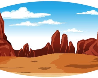 Southwest Desert RV Decal - Laminated Vinyl Graphic for Camper Travel Trailer Motorhome | StickerChef (MT20)