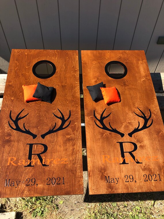 Corn hole board decals deals