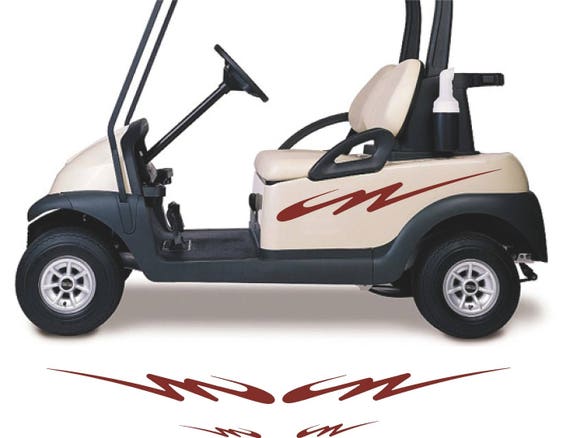 Etsy golf cart decals deals
