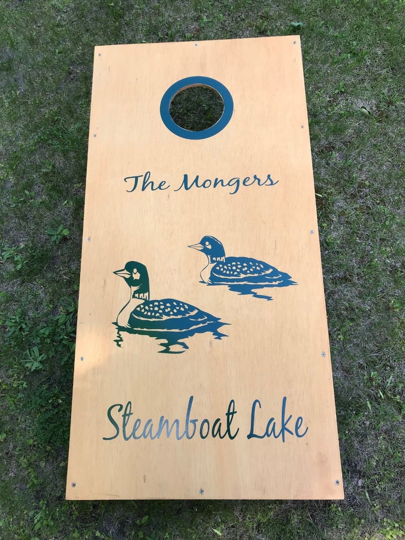 Eagle Cornhole Board Decals Stickers Bean Bag Toss Personalized Cornhole USA Cornhole Decals Vinyl Stickers