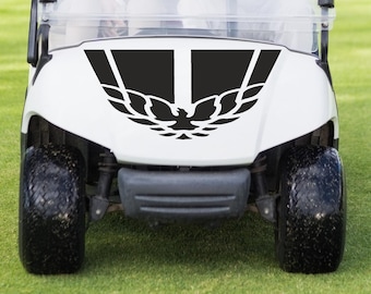Trans Am Bird Hood Golf Cart Side by Side ATV Decals Stickers GCH02