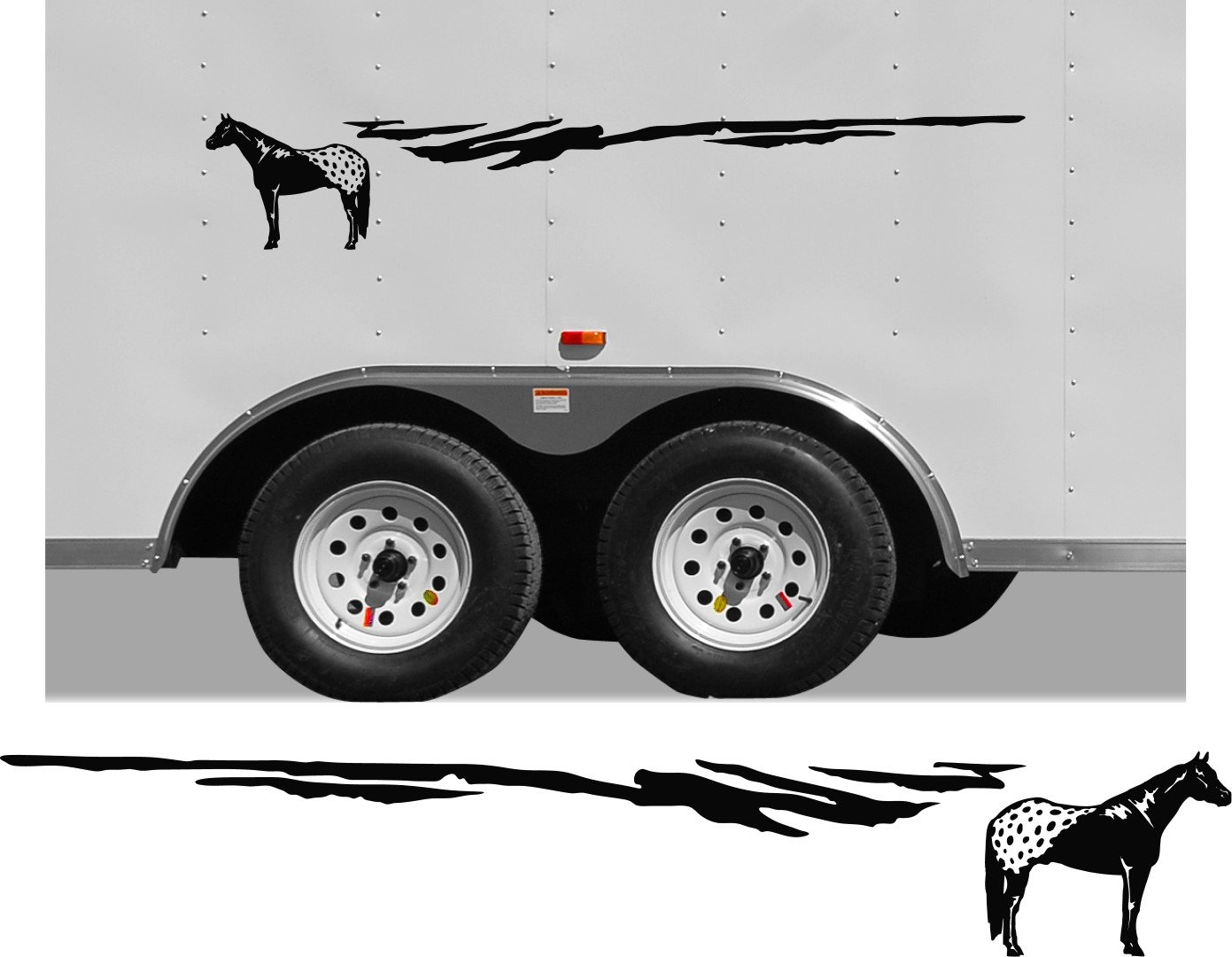 Appaloosa Decal Equestrian Horse Trailer Decal Vinyl Decal Sticker