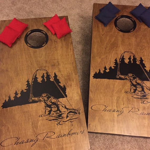 Eagle Cornhole Board Decals Stickers Bean Bag Toss Personalized Cornhole USA Cornhole Decals Vinyl Stickers