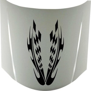Auto Truck Car Hood Flames Tribal Graphics Decals B773