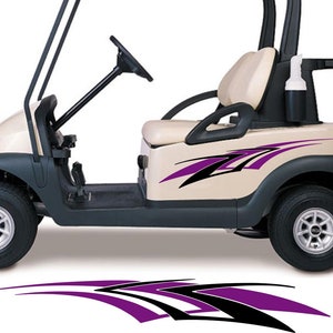 TWO Color Golf Cart Decals Stickers Auto Truck Racing Graphics GCA1215