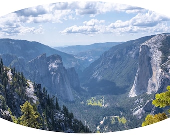 Yosemite Valley RV Decal - Laminated Vinyl Graphic for Camper Travel Trailer Motorhome | StickerChef (MT23)