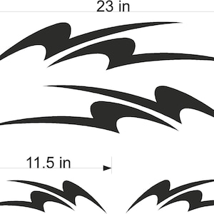 Flames Tribal Golf Cart Decals: EZGO, Club Car, Yamaha