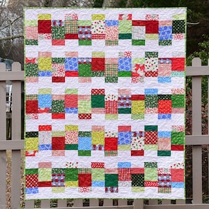 Beginner, Perfect Pattern for Pre-Cuts and Scraps, Looking Glass Quilt Pattern Digital pdf Baby, Toddler, Lap, Twin, and Queen Sizes image 5