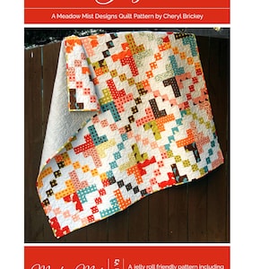 Digital pdf Quilt Pattern - On a "Jelly Roll - Baby Quit - Toddler Quilt - Lap Quilt - Jelly Roll Pattern -Easy Quilt Pattern