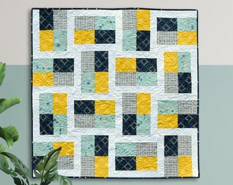 Quilt in the Hat Pattern | Digital pdf | Fat Quarter Friendly | Baby and Lap Sizes