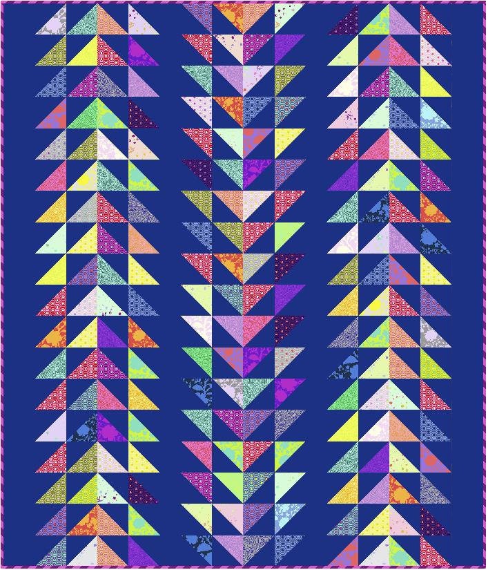 Chloe digital quilt pattern in lap size. Charm pack and | Etsy