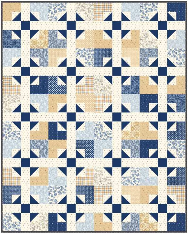 Shoo Fly Pie - Digital Pdf Quilt Pattern - Baby, Lap, Twin, Queen, King ...