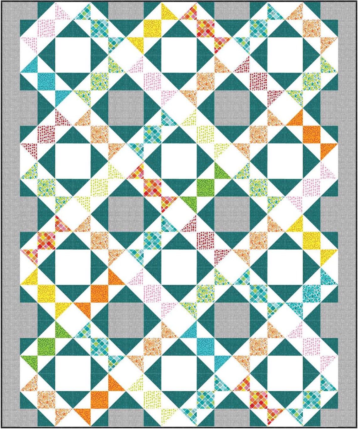 English Trellis Quilt a Digital Pdf Quilt Pattern Fat Etsy