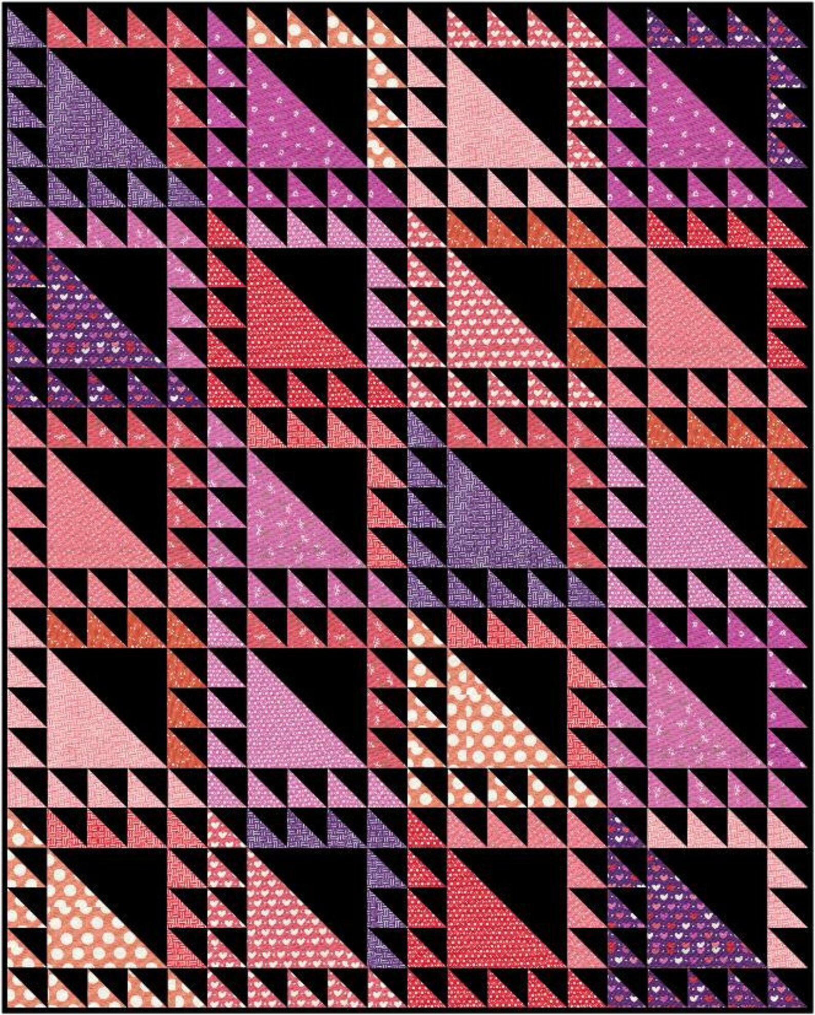Sycamore Canyon Quilt - a Digital Pdf Quilt Pattern - Fat Quarter ...