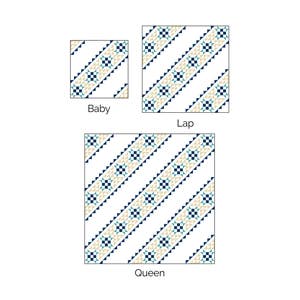 Canvas Lines digital quilt pattern a modern pattern baby, lap, and queen sizes image 3
