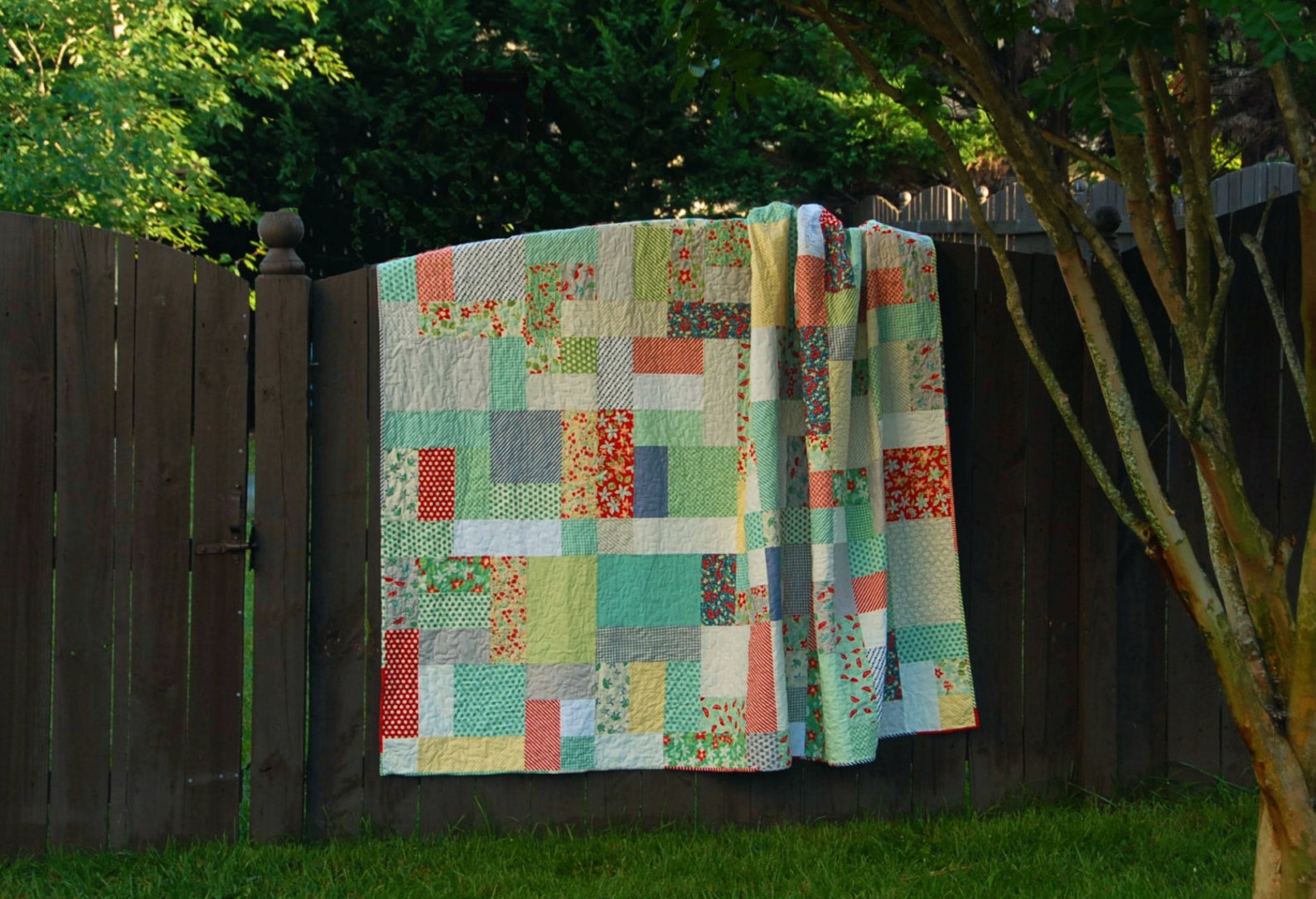Grande Scrappy Tiles - Digital Pdf Quilt Pattern - Fat Quarter, 1/4 ...