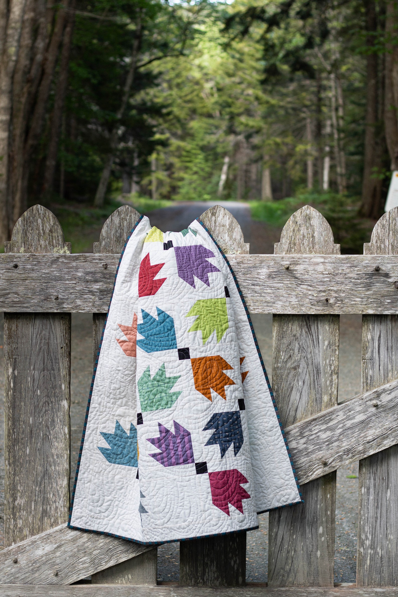 Fat Quarter Quilt Pattern - Digital Pdf - Downloadable - Tea Leaves ...