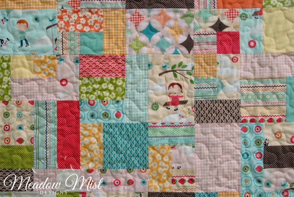 Scrappy Tiles - Digital Pdf Quilt Pattern - Layer Cake and Scrap ...
