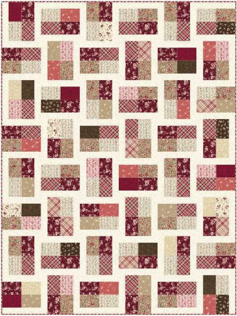 Quilt in the Hat Pattern Digital pdf Fat Quarter Friendly Baby and Lap Sizes image 8