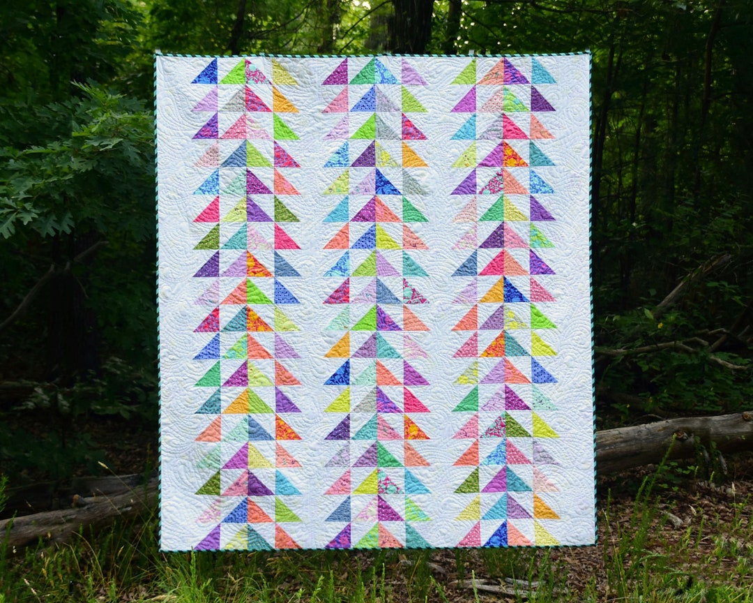 Chloe, Digital Quilt Pattern in Lap Size. Charm Pack and Layer Cake ...